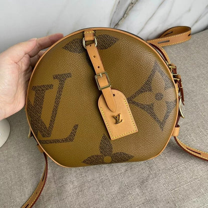Louis-Vuitton Monogram Reverse Giant Chapeau MM Crossbody Bag