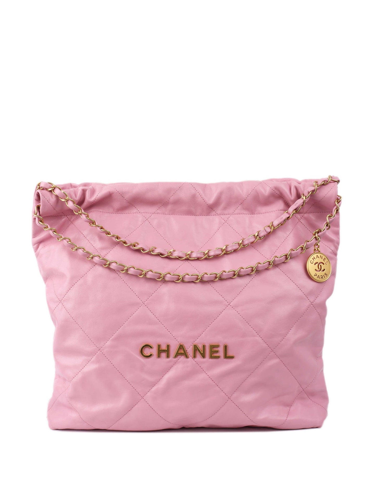 Chanel Medium Pink 22 Bag.