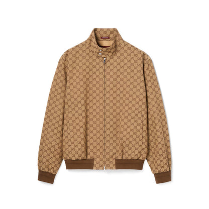 Gucci Gg Canvas Bomber Jacket