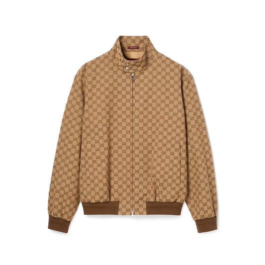 Gucci Gg Canvas Bomber Jacket
