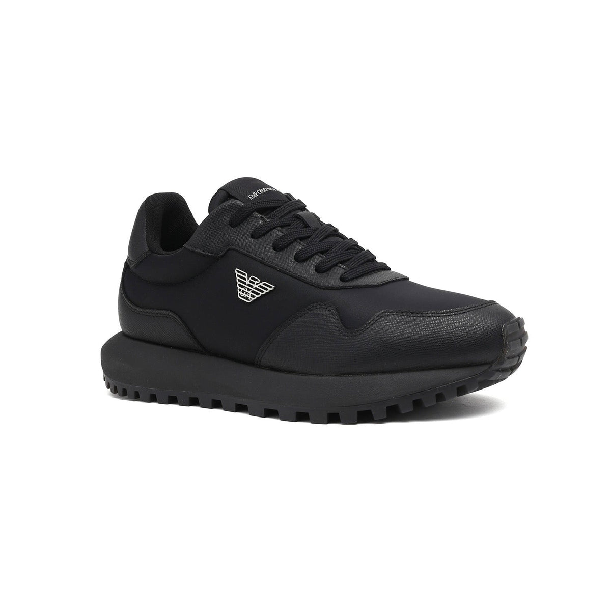 Asv Recycled Nylon Sneakers With Regenerated Saffiano Details