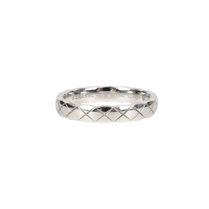 Chanel Diamond Quilted Ring - 6