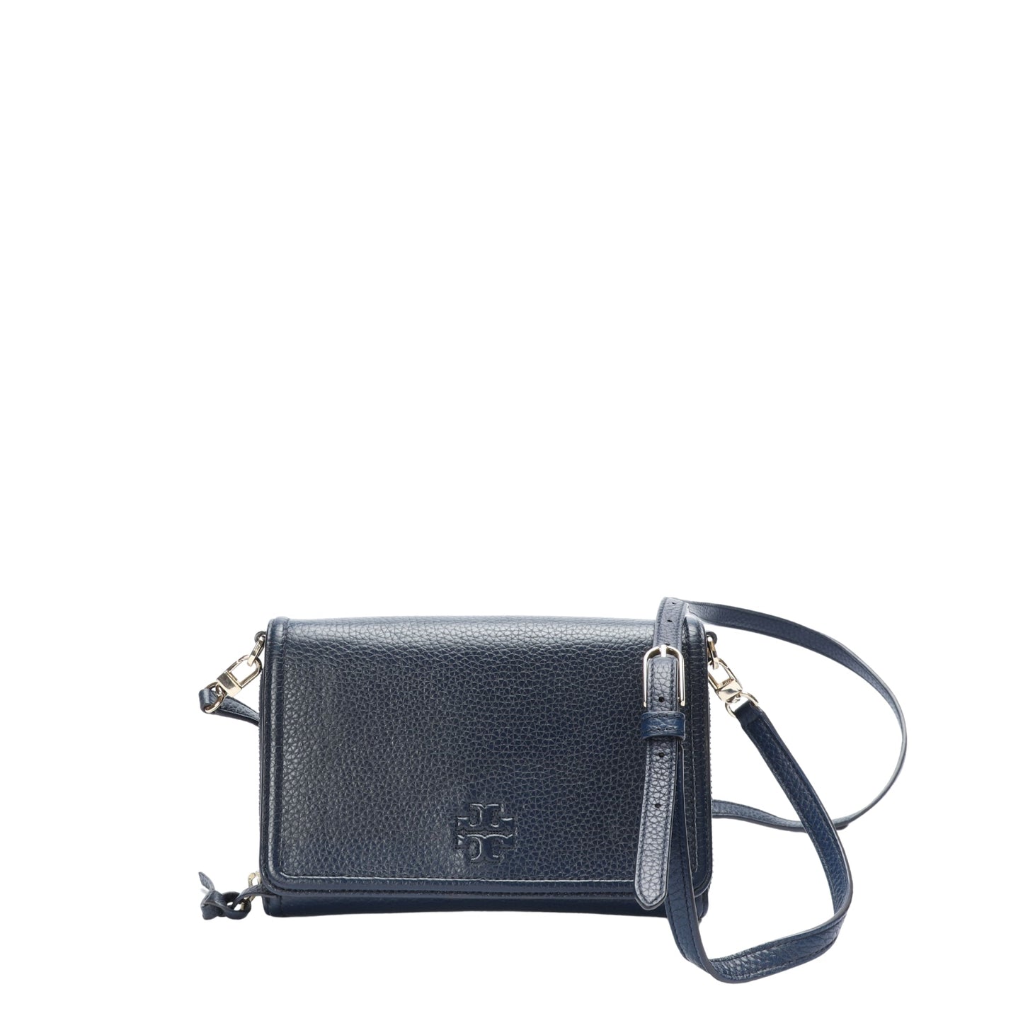 Tory Burch Navy Flap Crossbody Bag