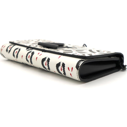 Louis-vuitton Graphic Print Leather Twist Wallet on Chain
