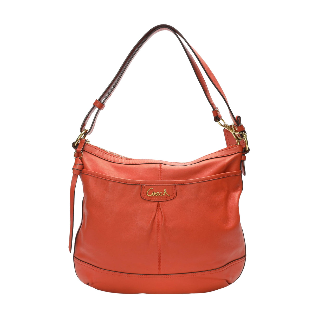 Coach Ashley Red Hobo Bag