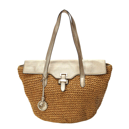 Michael Kors Naomi Large Straw Tote