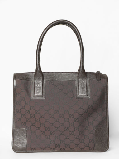 *New* Gucci Vintage Nylon Monogram Tote Bag