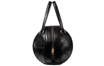 (WMNS) Gucci Unisex Leather Enamel Logo HandBag Black 536110-0PL0T-1000