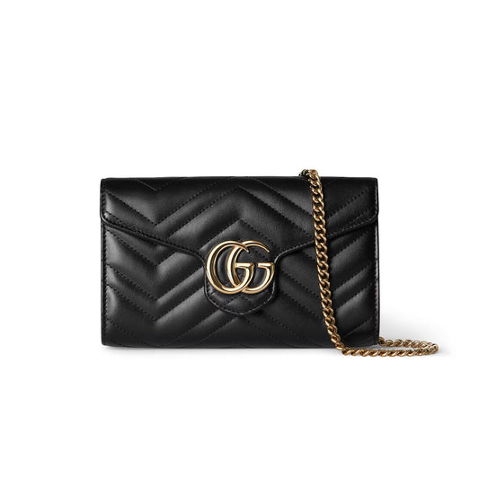 Gucci Gg Marmont Mini Bag On Chain