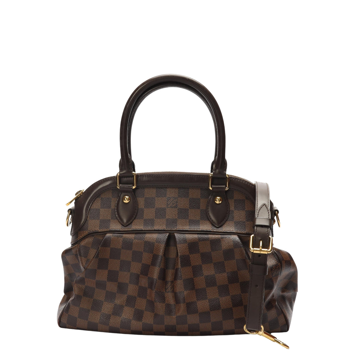 Louis Vuitton Trevi Damier Ebene Satchel Bag