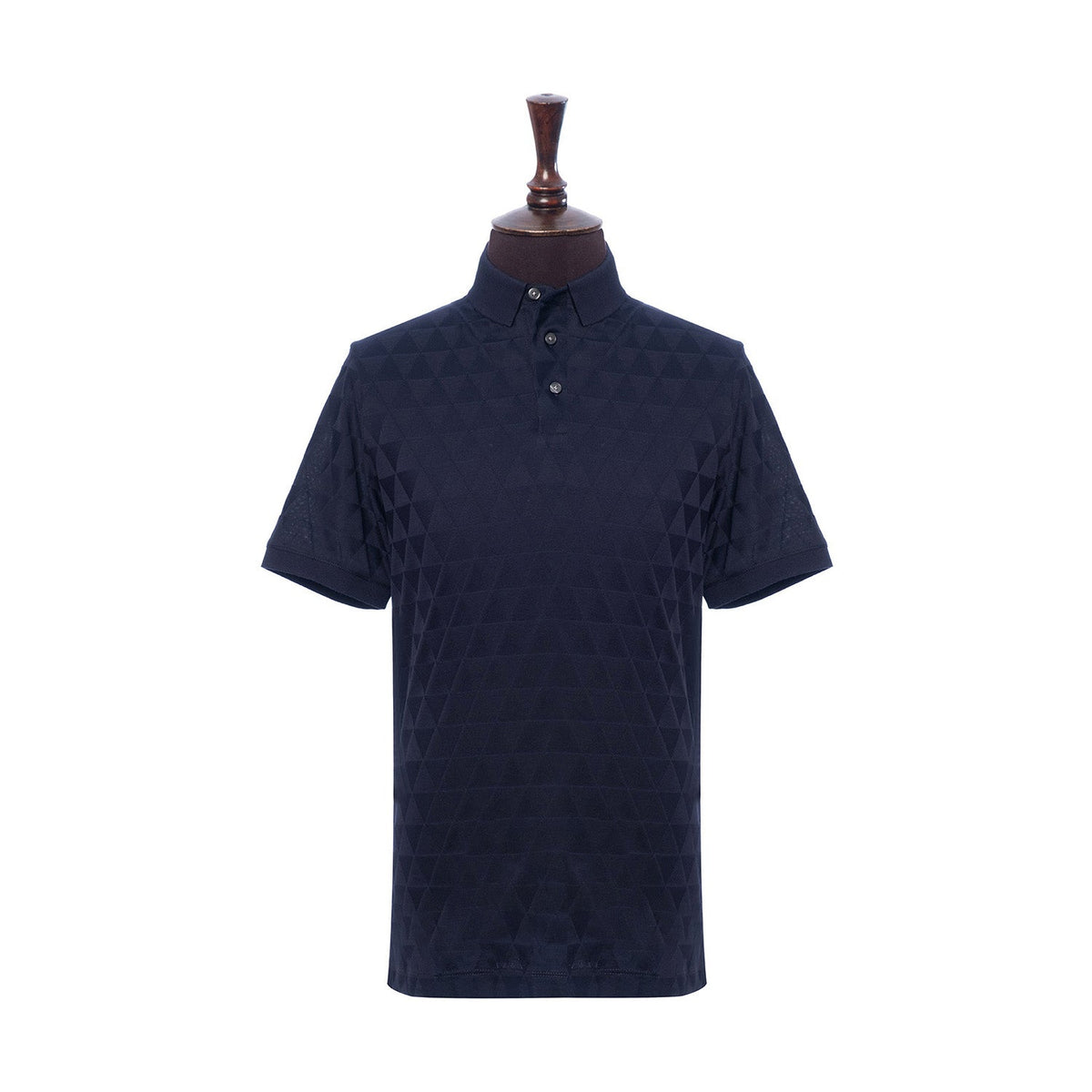 Jacquard Jersey Polo Shirt