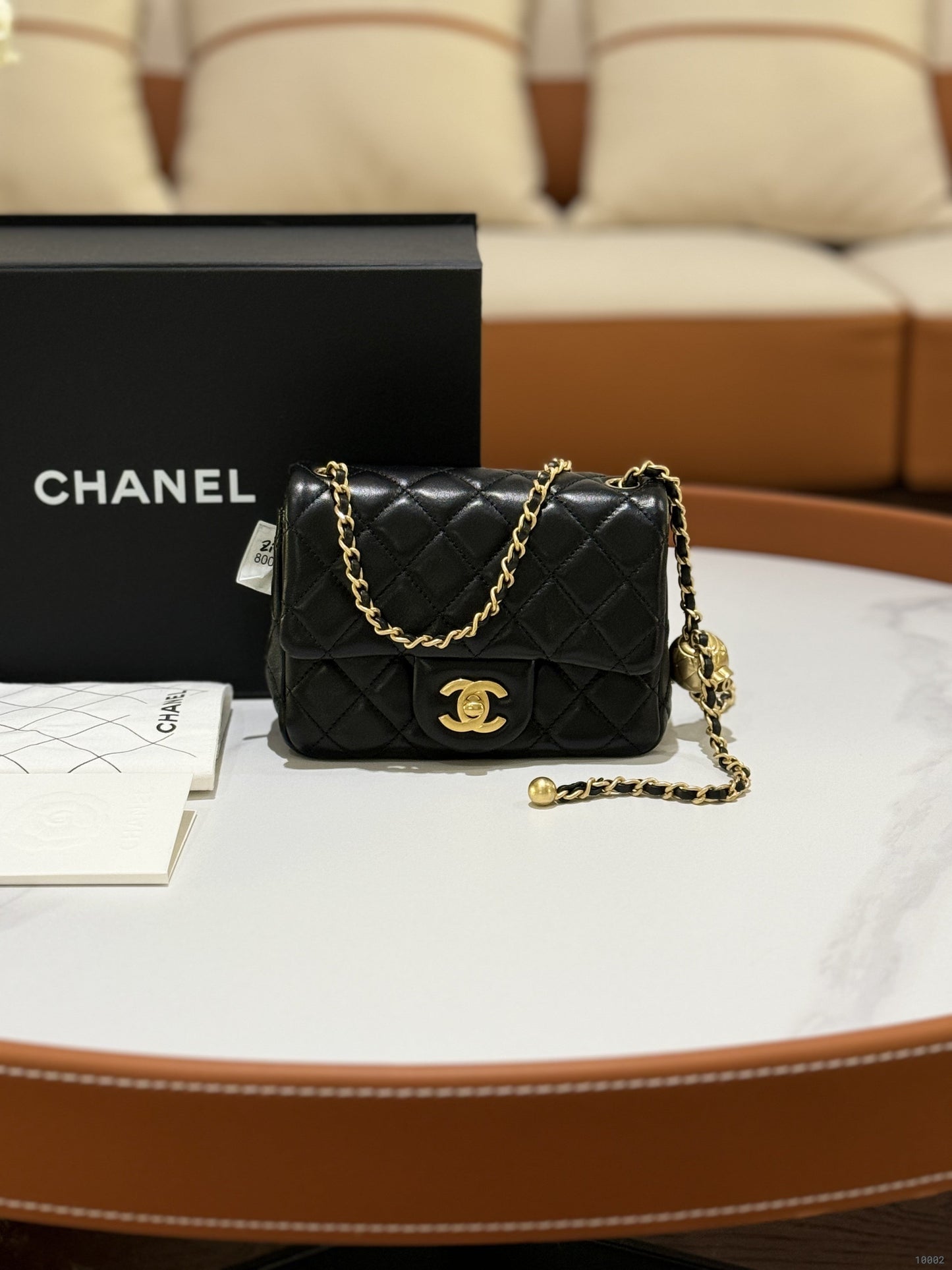 CHANEL  MINI FLAP BAG WITH CHIP