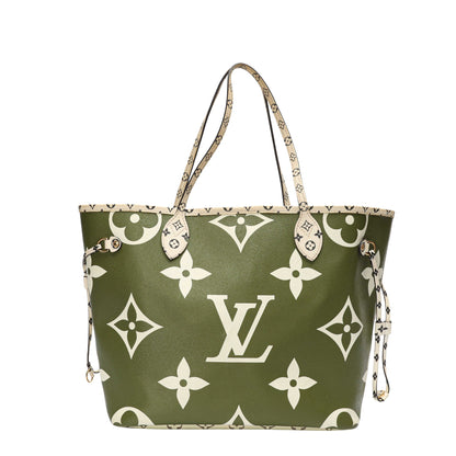 Louis Vuitton Olive Monogram Canvas Neverfull Bag