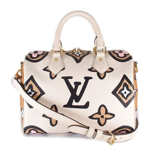 Louis Vuitton Speedy 25 Bandouliere Bag Wild at Heart Monogram Giant