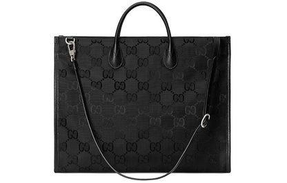 GUCCI Off The Grid OTG Environmental Friendly Series Logo Large Capacity Black 630353-H9HAN-1000