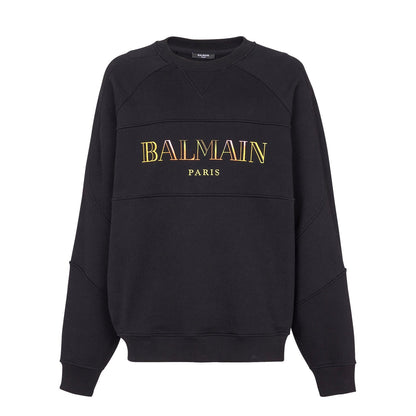 Vintage Balmain Embroidered Oversized Sweatshirt
