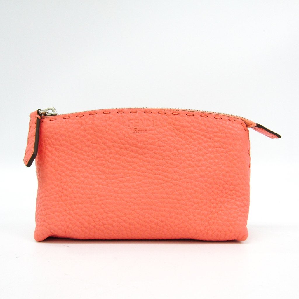 Fendi Pink Selleria Cosmetic Pouch Bag (SHA-12412)