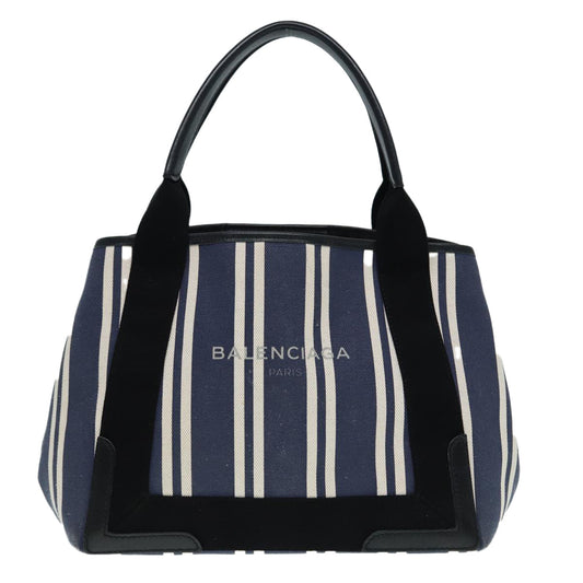 Balenciaga Navy Cabas Handbag