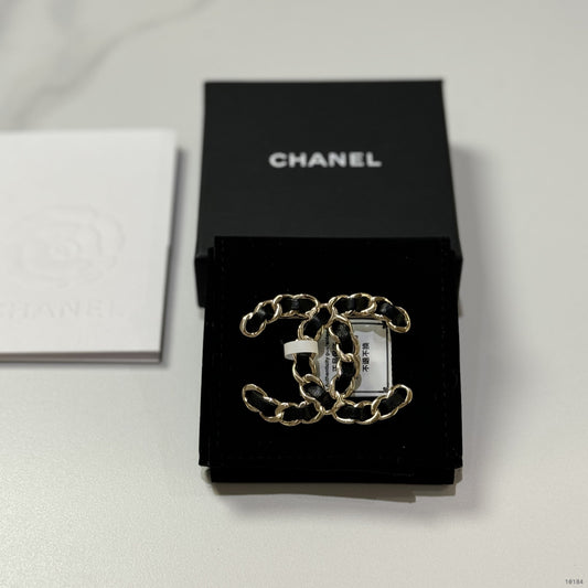 CHANEL CLASSIC DOUBLE C BROOCH (RARE AND DISCONTINUED)