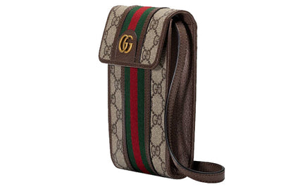 GUCCI Ophidia Mini-Sized Single-Shoulder Bag Brown 625757-96IWT-8745