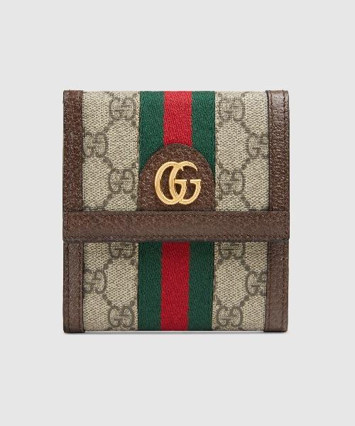 Gucci Ophidia GG French Flap Wallet