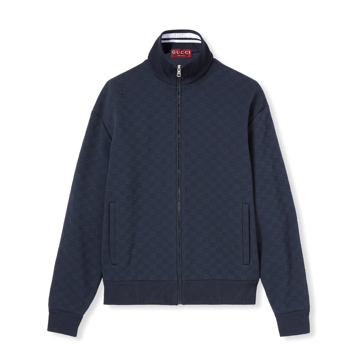 Gucci Gg Technical Jersey Zip Jacket