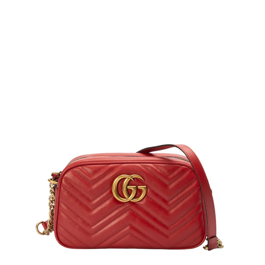 Gucci GG Marmont Red Medium Shoulder Bag