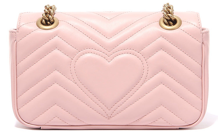 (WMNS) Gucci GG Marmont Mini-Sized Single-Shoulder Bag Pink 446744-DTDIT-5909