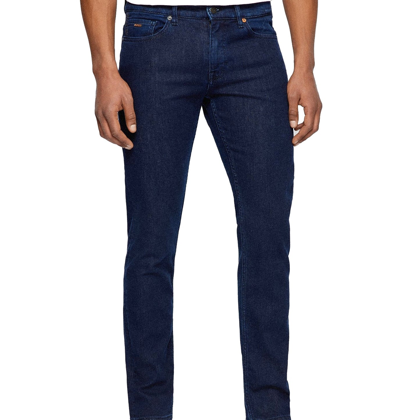 Slim-Fit Jeans In Blue Comfort-Stretch Denim