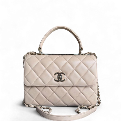 Chanel Trendy CC - Quilted Lambskin Beige Gold Hardware Series 31