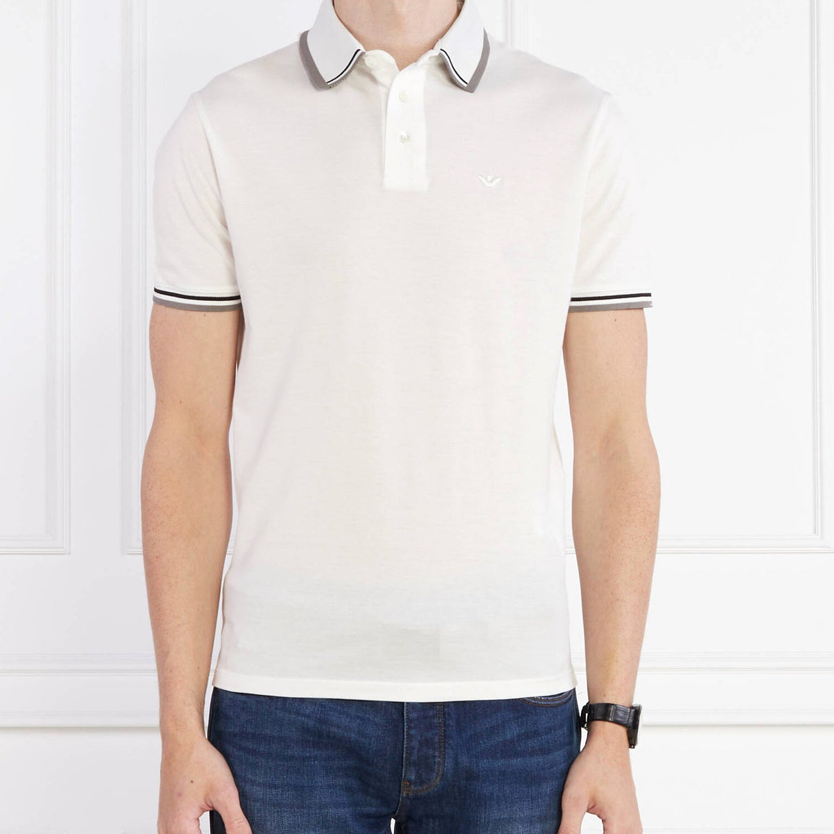 Mercerised Piqu Polo-Blue