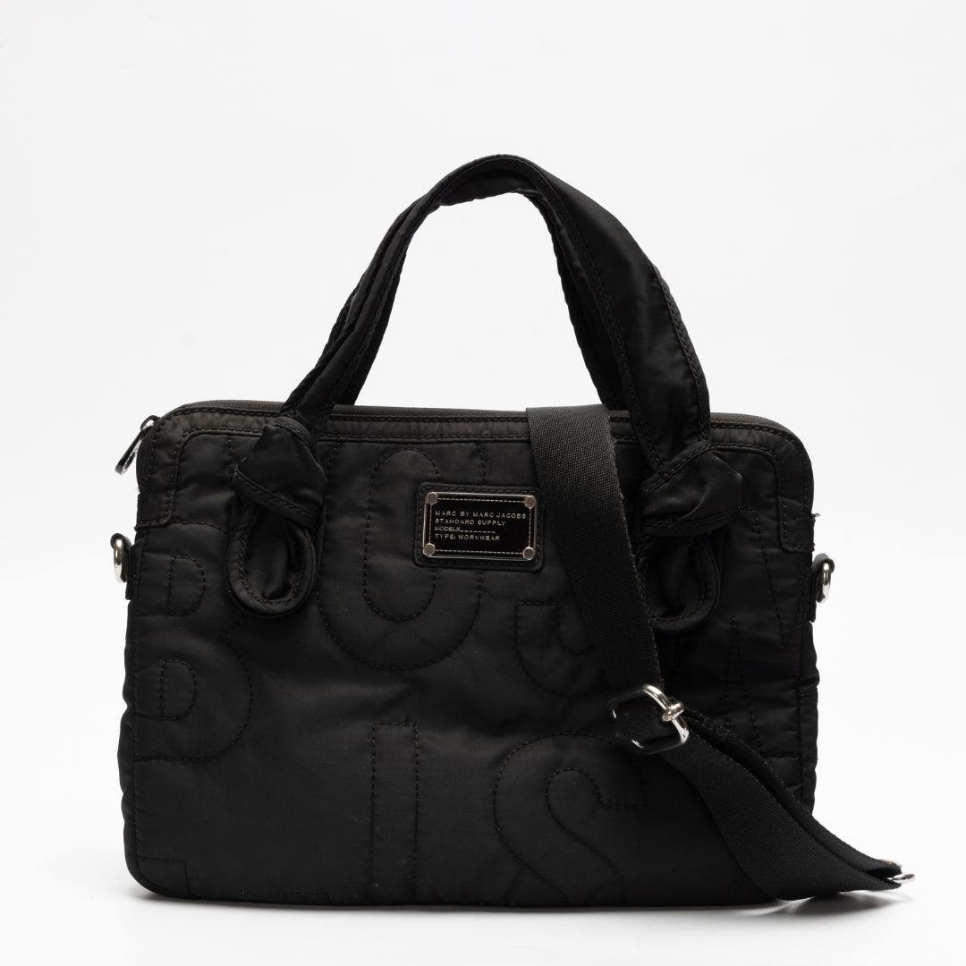 Marc By Marc Jacobs Black Nylon Laptop Bag