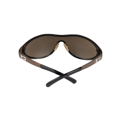 Gucci Metallic Shield Sunglasses - '90s