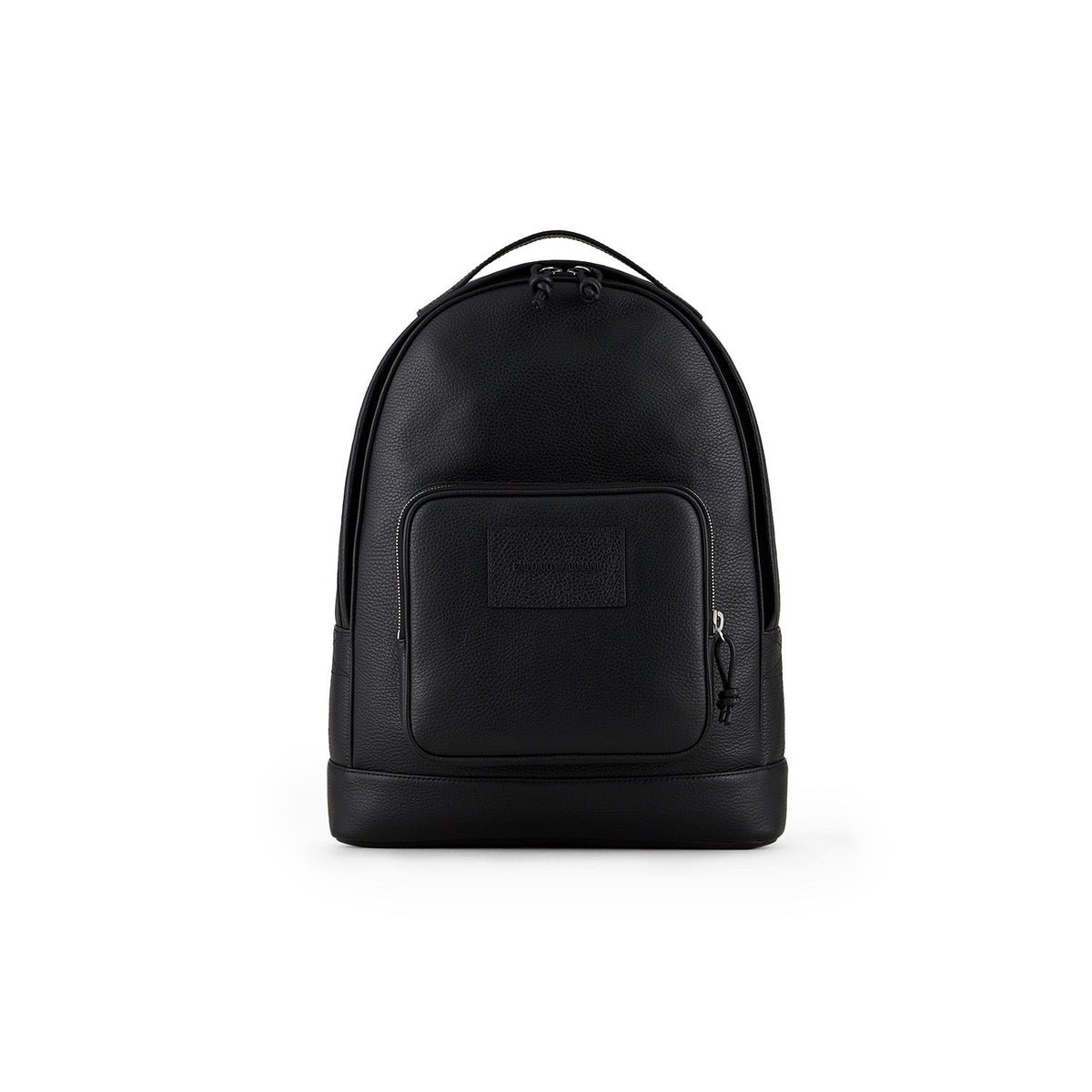Rounded Backpack In Tumbled Leather