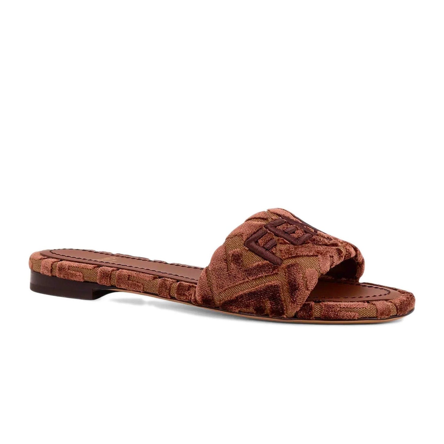 Fendi Sunshine Slides With Fur