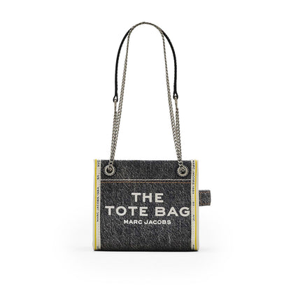 The Denim Chain Small Tote Bag