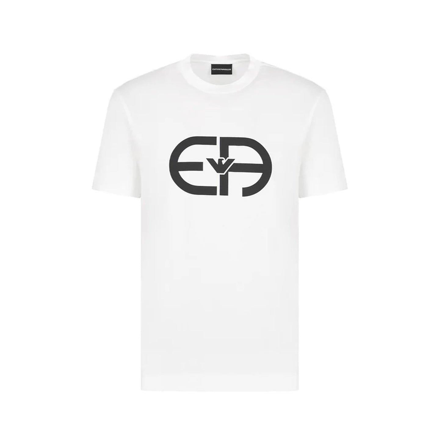 Lyocell-Blend Jersey T-Shirt With Oversized Ea Logo