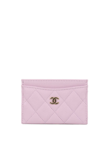 Chanel Lilac Card Holder.