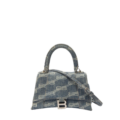 Balenciaga BB Denim Hourglass Bag
