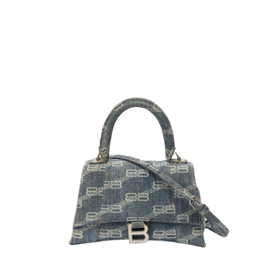 Balenciaga BB Denim Hourglass Bag