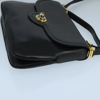 Gucci Black Leather Shoulder Bag