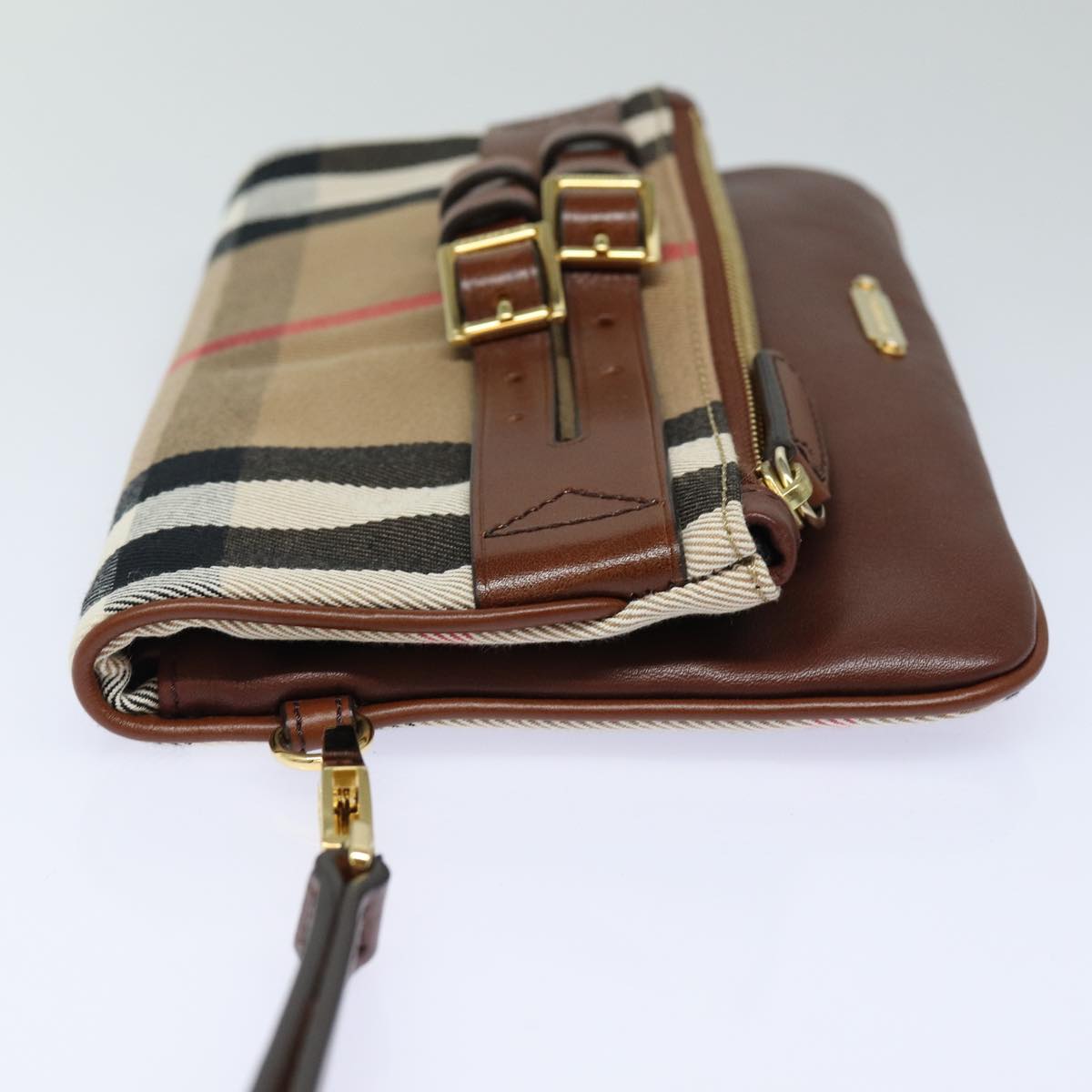 BURBERRY Nova Check Clutch Bag
