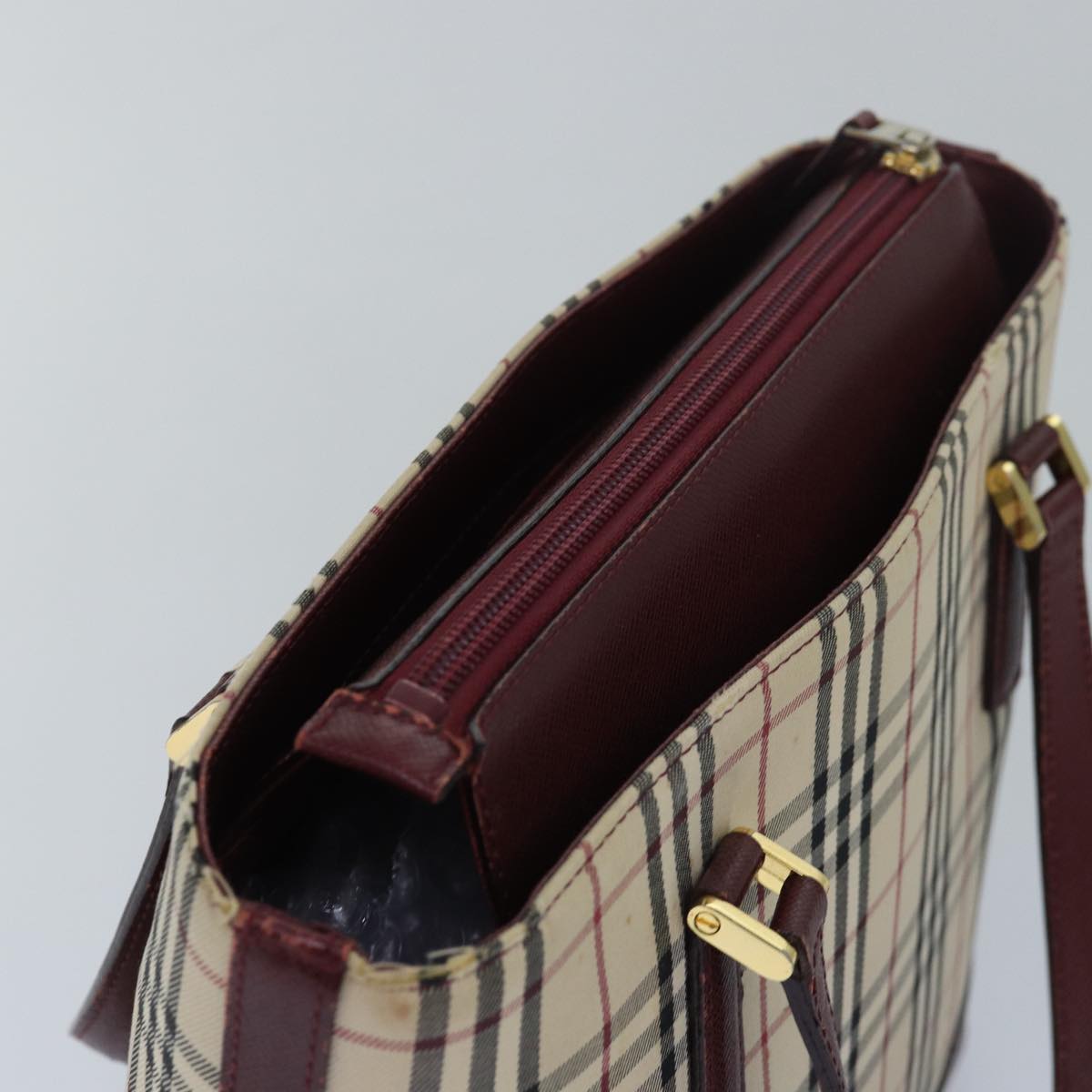 BURBERRY Nova Check Handbag