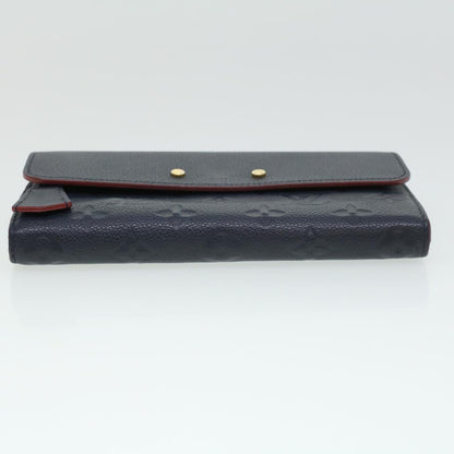 Louis Vuitton Navy Leather Pont Neuf wallet accessories