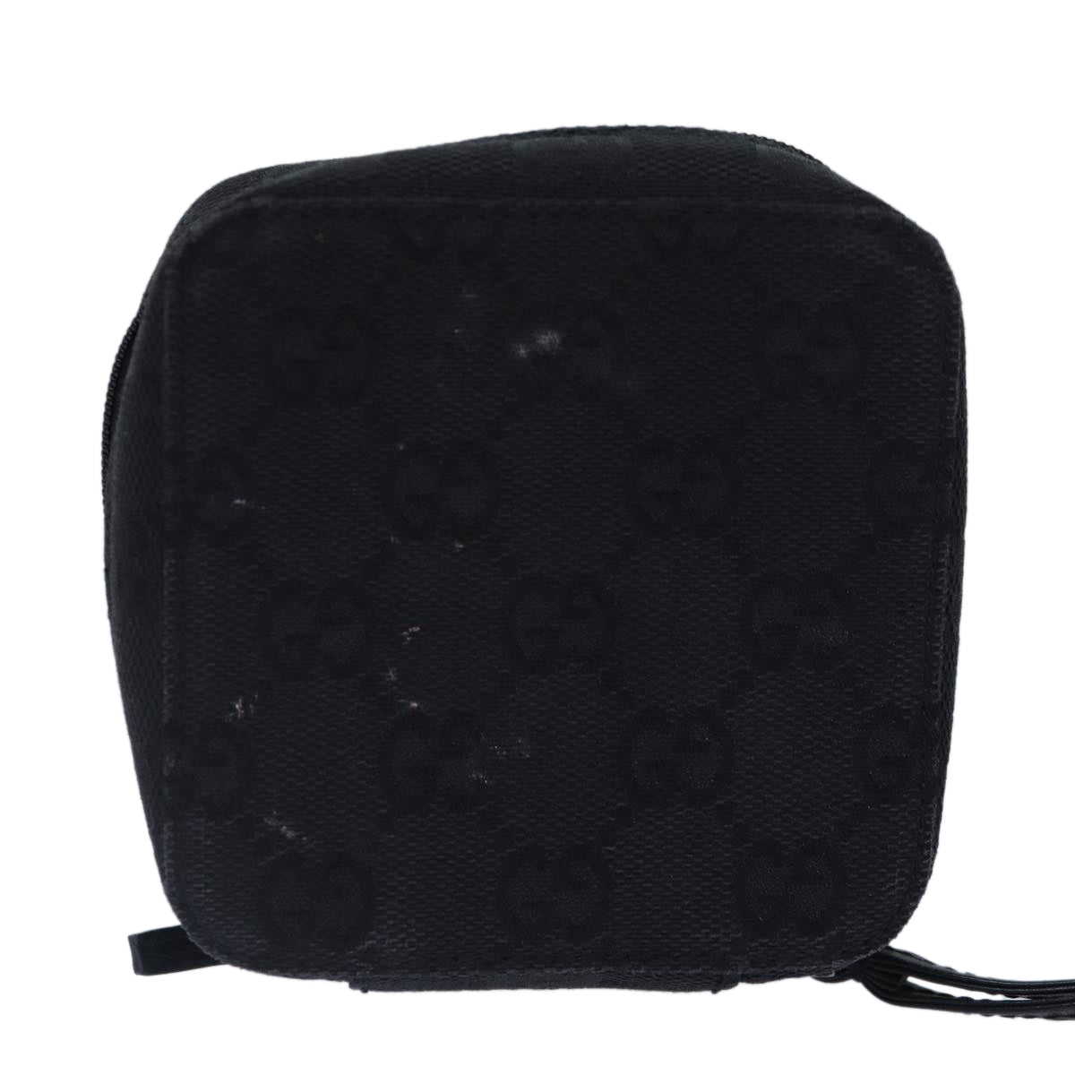 Gucci Gg Canvas Black Canvas Clutch Bag