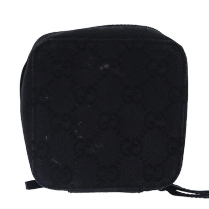 Gucci Gg Canvas Black Canvas Clutch Bag