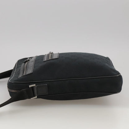 Gucci Black Canvas Shoulder Bag