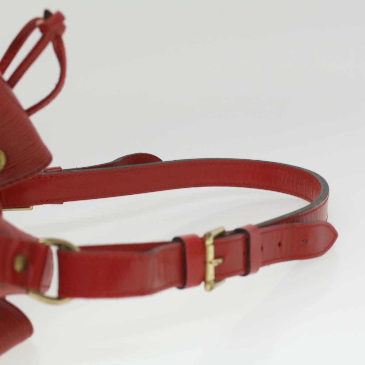 Louis Vuitton Red Leather Noe shoulder bag