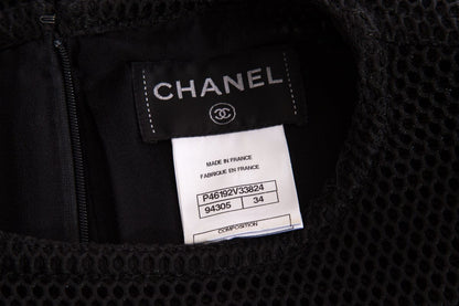 Chanel Black Sleeveless Dress SZ 34