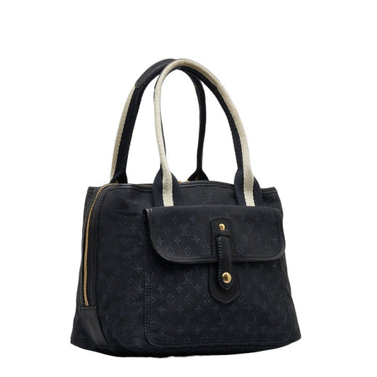 LOUIS VUITTON Louis Vuitton Monograms Mini Handbags Linen/Laser TST Blue Ladies Ladies
